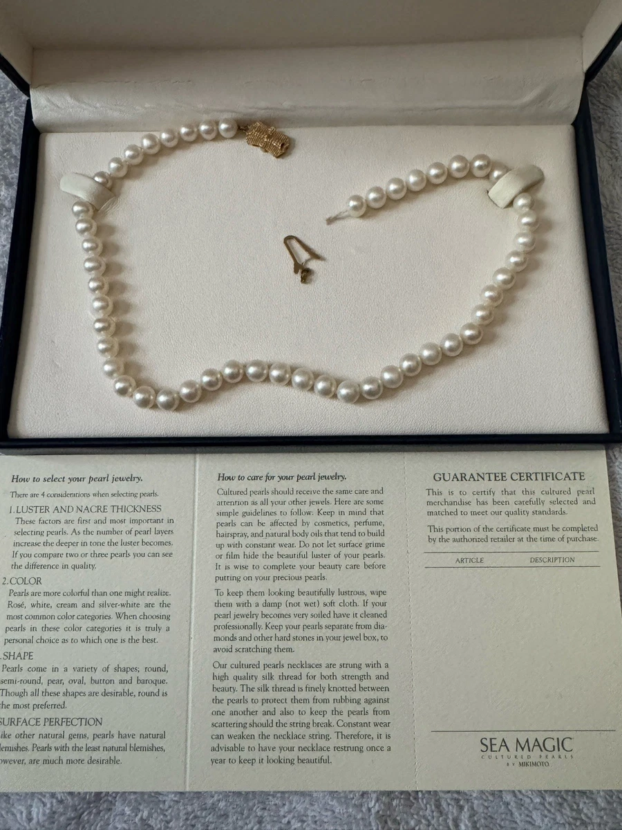 Mikimoto Pearl 12 - 18 in Necklace Fine Necklaces for sale | eBay