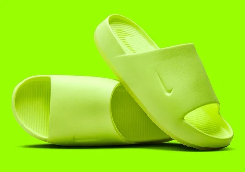 Nike Calm "Volt" Uomo Slide 11 Basket Sport Spiaggia Piscina Atleta Estivo