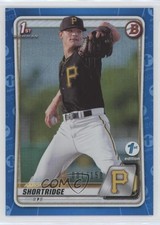 2020 Bowman 1st Edition Blue Foil 81/150 Aaron Shortridge #BFE-9 0e28