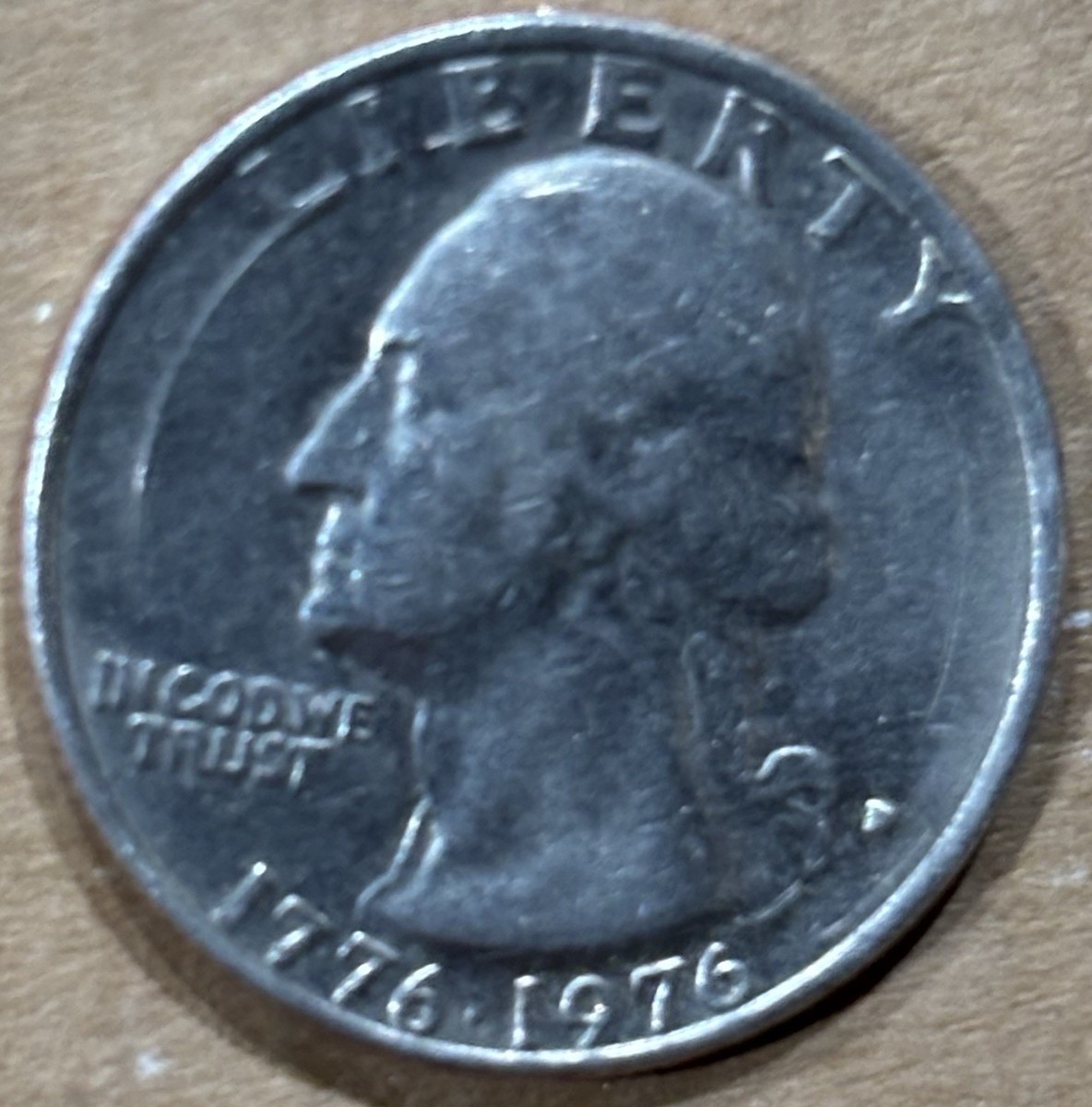 1776-1976 Bicentennial Quarter With Mint Mark Error