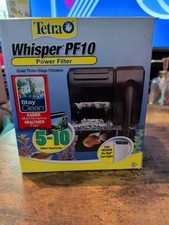 Tetra Whisper PF10 Power Filter, Quiet Three-Stage Filter For 5-10 Gal Aquariums
