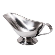 Gravy Boat Stainless Steel Sauce Boat Relish Server Jug Seasoning Cup Kitchen
