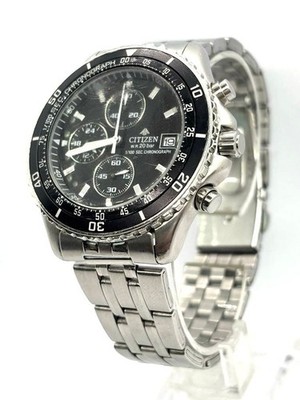 Citizen Promaster Uhr Chronograph Quarz Vintage Armbanduhr 1994 0580