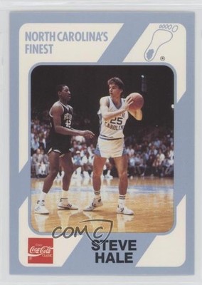 1989 Collegiate Collection/Coca-Cola North Carolina's Finest Steve Hale #120 0b5