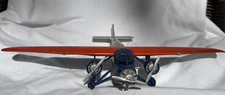 Vintage Ford Trimotor airplane limited edition diecast toy "Tin Goose" 1930's