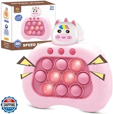 Fidget Toys Fast Push Bubble Game Console, Handheld Puzzle Game f