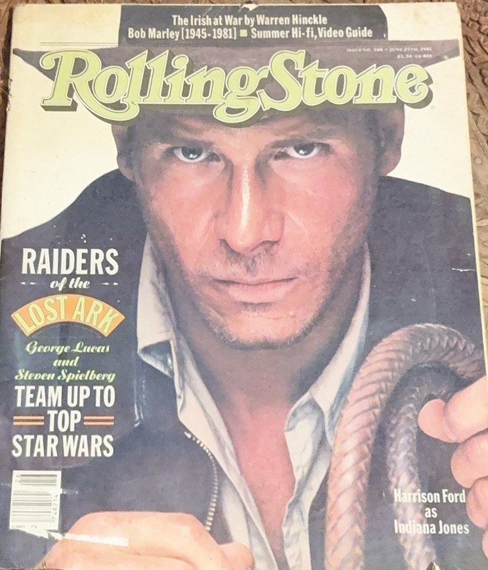 Rolling Stone Magazine June 1981 Issue #146 Illustrated Raiders Lost Ark Cover