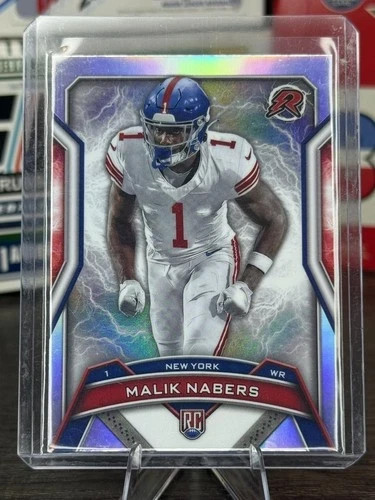 2024 Topps Resurgence Refractor Malik Nabers 170 RC Giants!