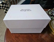 RARE ALEXANDER MCQUEEN ITALY BAG HANDBAG EMPTY STORAGE ORGANIZING CLOSET BOX #2