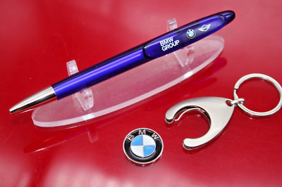 BMW Keyring + Ballpoint Pen Keychain Prodir Pen Logo Chip