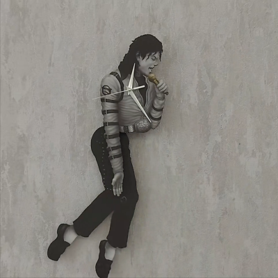 Michael Jackson Swinging Legs Wall Clock, Gift For Michael Jackson