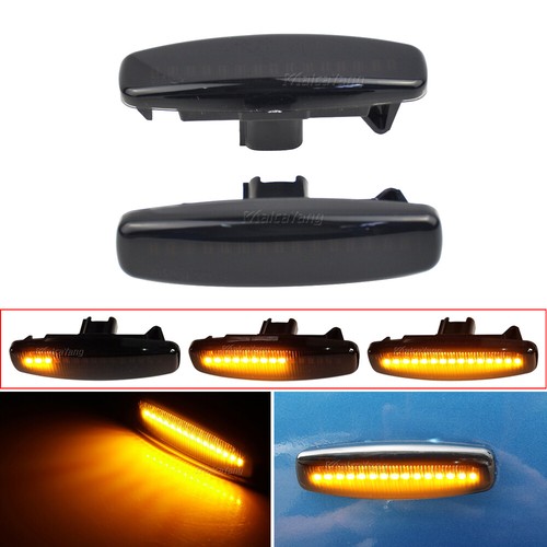 Black For Nissan Murano PNZ51 TNZ51 Z51 Z51R Z51Z LED Dynamic Side Marker Light - Picture 6 of 13