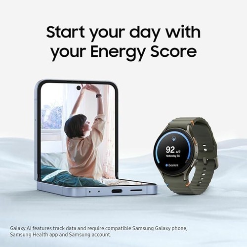 FABRYCZNIE NOWY Samsung Galaxy Watch 7 44mm Zielony/Srebrny Smartwatch Opaska sportowa - Zdjęcie 2 z 8