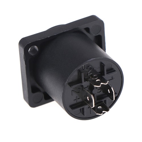 2x~Speakon female jackaudio speaker cable 4Pole panel chassis socket connector7K - Bild 4 von 10