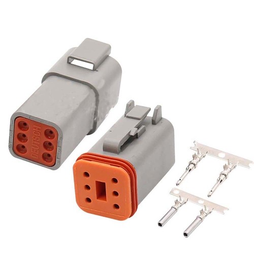 DEUTSCH DT SERIES MULTI PLUG WATERPROOF CONNECTOR 2 3 4 6 8 12 WAY PIN - Picture 17 of 23