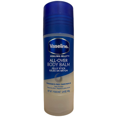 Vaseline Healing Jelly Anti-Friction All-Over Body Balm Stick, Unscented, 1.4oz