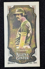 2024 Topps Allen & Ginter #327 White Border Mini Rollie Fingers Athletics