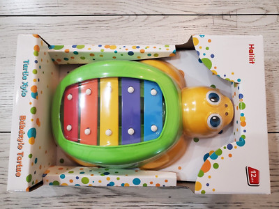 Halilit Turtle Xylophone for ages 12 months + Tuned Pentatonic Music Scale NIB