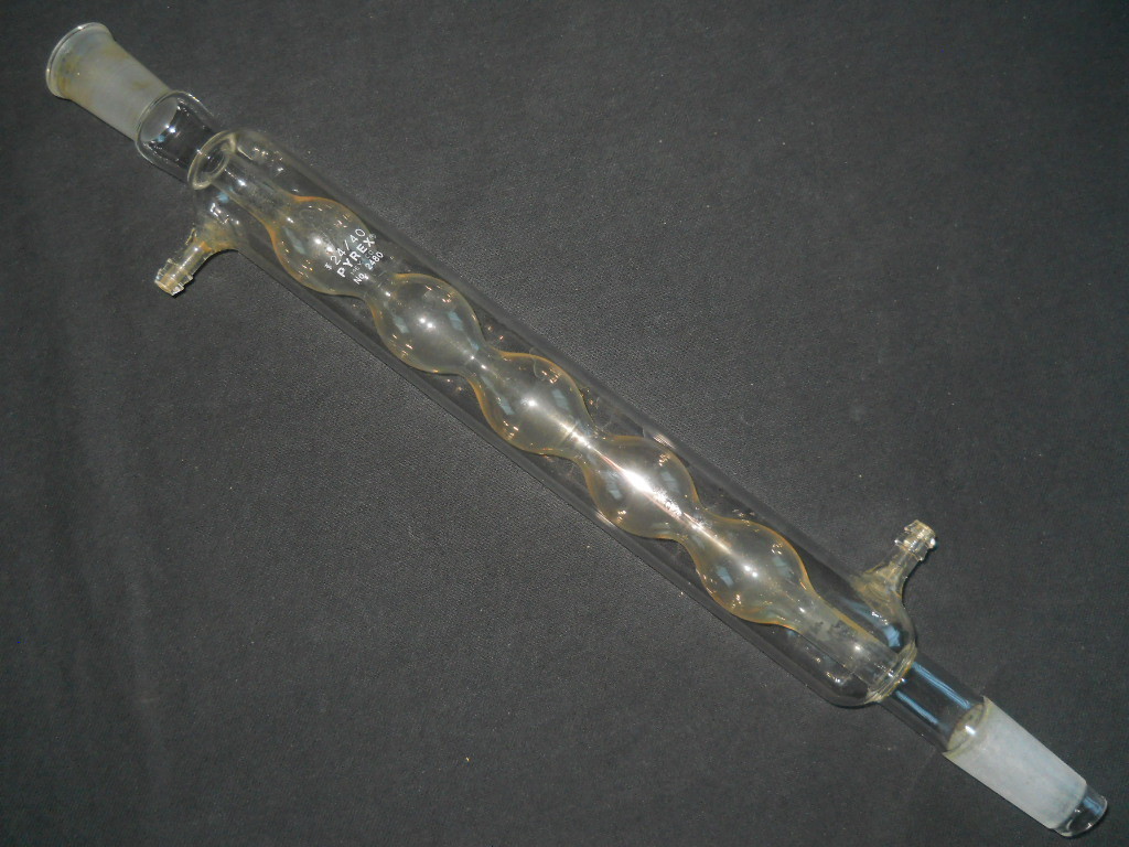 Pyrex 24/40 Glass 300mm Jacket 5-Bulb Allihn Condenser, 2480-300 ...