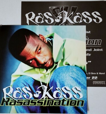 RAS KASS RASASSINATION 1998 PROMO POSTER 12