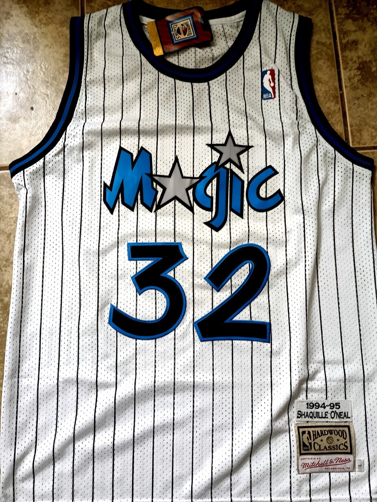 Orlando Magic Jersey Shaquille O’Neal #32 White Stitched Jersey US Seller