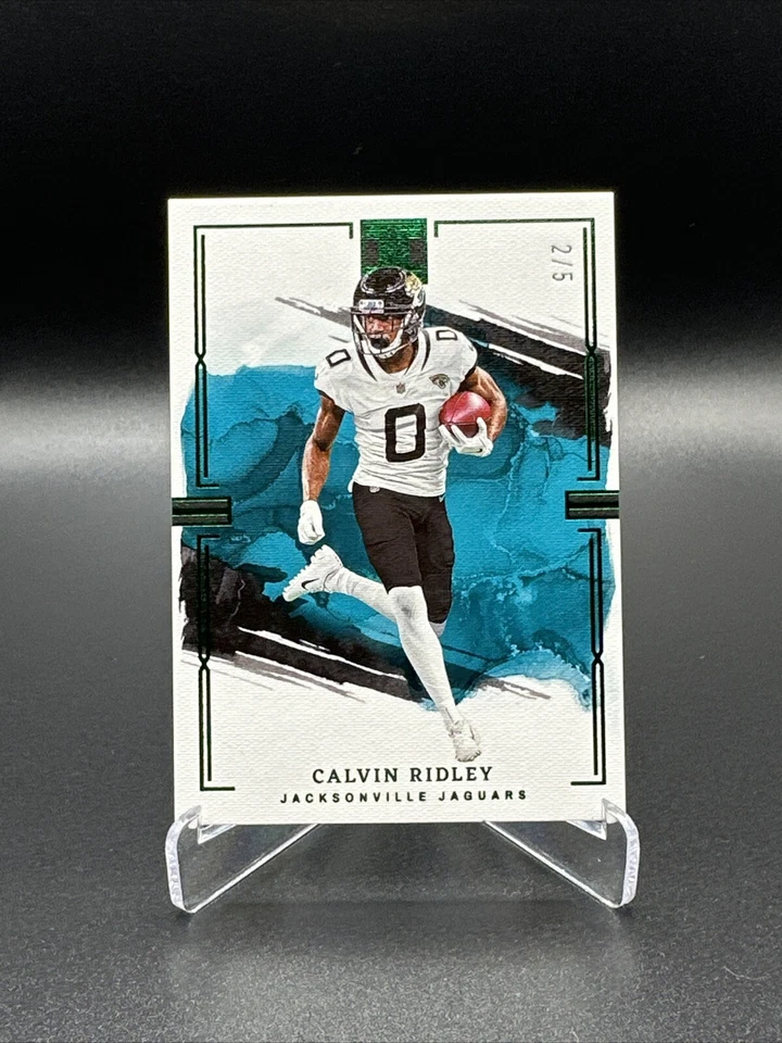 2023 Panini Impeccable - #40 Calvin Ridley /5 - Image 2 of 3