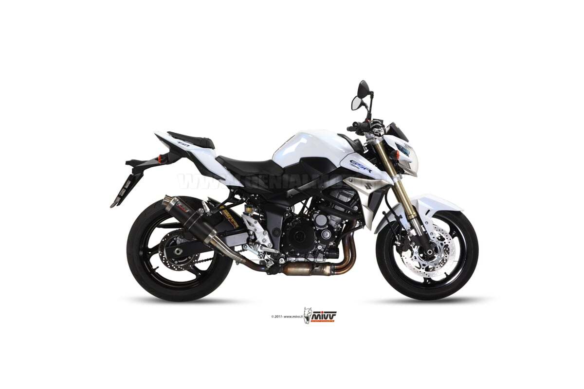 Mivv Exhaust Muffler GP Carbon Fiber for Suzuki Gsr 750 2011 > 2016