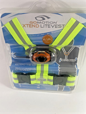 Go Motion Extend 150 Lumens Litevest XL/3XL Output Led Light 3 Brightness Levels