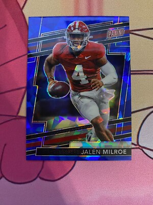 JALEN MILROE 2024 PANINI NATIONAL VIP #RP7 ROOKIE PROSPECTS BLUE SPARKLE /124