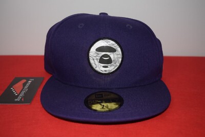 Aape X New Era Hologram Fitted Hat 59Fifty Nigo RARE not bape hatclub topperz