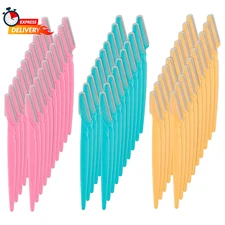 Eyebrow Razor 62 Pcs Multipurpose Exfoliating Dermaplaning Tool Trimming and Sha