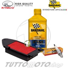 Tagliando KYMCO People One 125 2017 2018 2019 / Kit Olio Bardahl Filtro Candela
