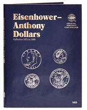 Whitman Coin Folder 9023 Eisenhower/Anthony IKE/SBA Dollar$ 1971-1999 Album/Book