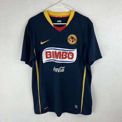 2008/09 Club America Away Jersey Nike FitDry Soccer Football Las