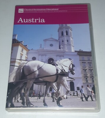 Classical Destinations Educational Austria DVD and CD-ROM 2007 Ex-Library