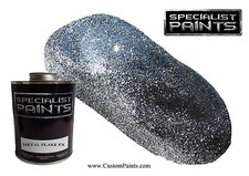 Pint of SILVER Metal Flake Medium - 008HEX, Automotive Custom Paint