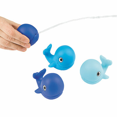 Lil' Sailor Whale Squirt Toys, Toys, 12 Pieces