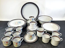 VTGE Salem Stoneware Georgetown Floral Dinnerware Plates Bowls SOLD BY THE PIECE