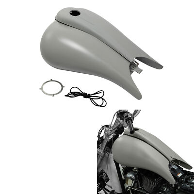Stretch 6.6 Gallon Gas Fuel Tank Fit For Harley Touring Road
