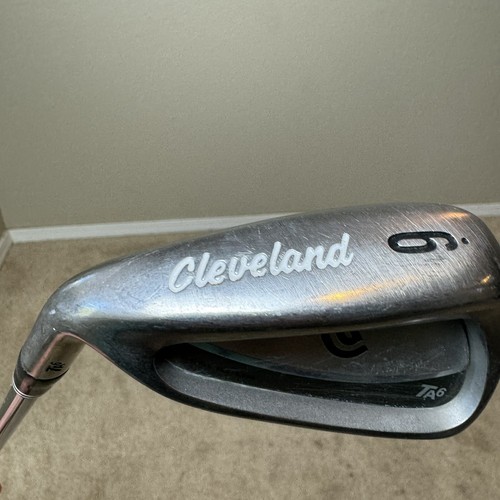 Cleveland TA6 Single 9 Iron True Temper Actionlite Regular Steel Mens Left LH - Picture 2 of 6