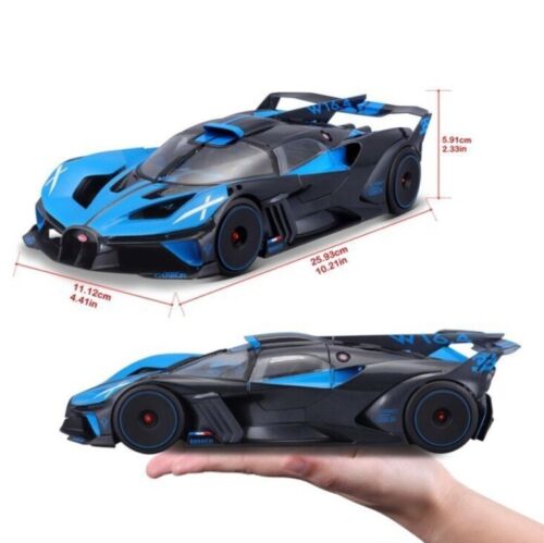 Bugatti Bolide 1/18 - Black Blue Diecast Model Car - New - Sealed - 1:18 - Picture 3 of 3