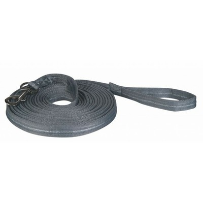 Gray with Mint Green HKM Rimini Padded Lunge Line
