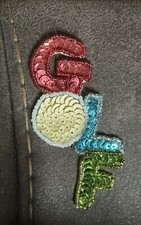 NEW GOLF APPLIQUE-3.5"