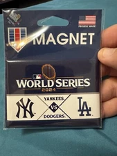 Los Angeles Dodgers 2024 W.S Dueling Metal Magnet 🧲 2.5x3.5  N.Y DISCOUNT