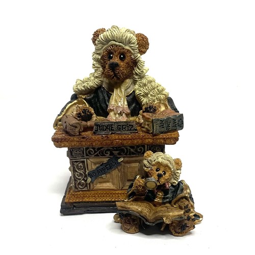 Boyds Bears, JUDGE GRIZ...HISSONAH, #228303, Pristine condition - Picture 2 of 7