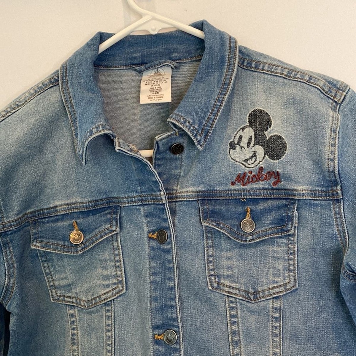 Disney “The One and Only” Mickey Denim Jacket - Size 13(Youth L/XL