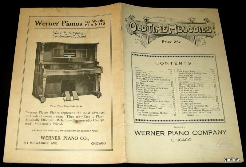 Werner upright piano outlet