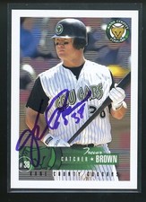 2004 Kane County Cougars TREVOR BROWN Signed Card autograph AUTO A'S ATHLETICS