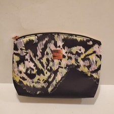 Image of Ted Baker Make-Up Wash Bag Black Pink Womens New No Tags