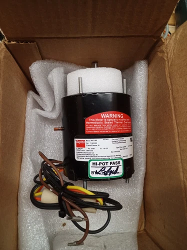 direct drive fan motor 1/15 HP 208-230 volt PSC one speed 1300/1550 rpm CW/CCW